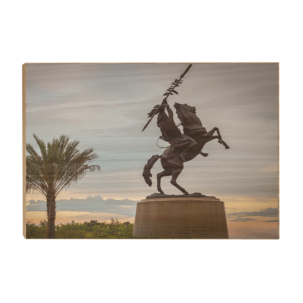 Florida State Seminoles - Unconquered Sunset Skies - College Wall Art #Canvas