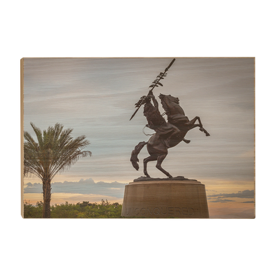Florida State Seminoles - Unconquered Sunset Skies - College Wall Art #Wood
