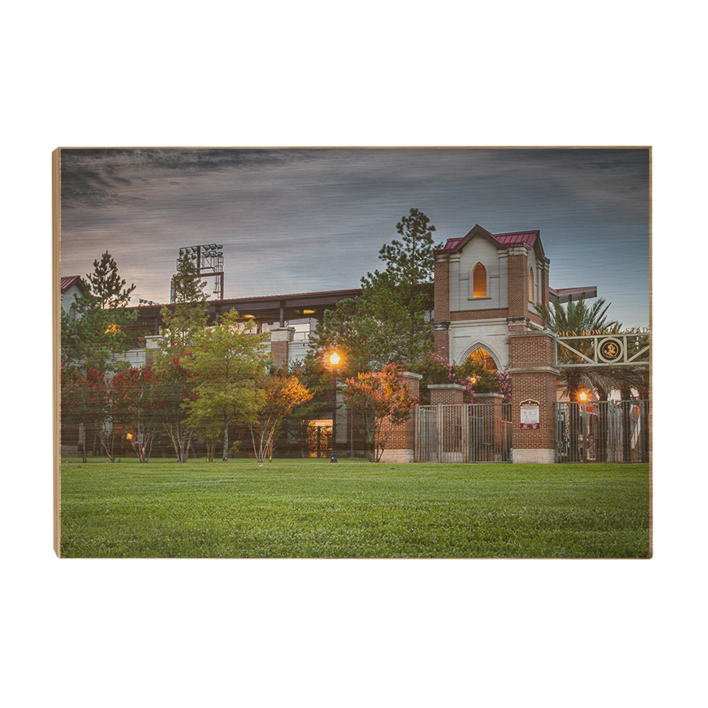Florida State Seminoles - Dick Howser at Dusk - College Wall Art #Canvas