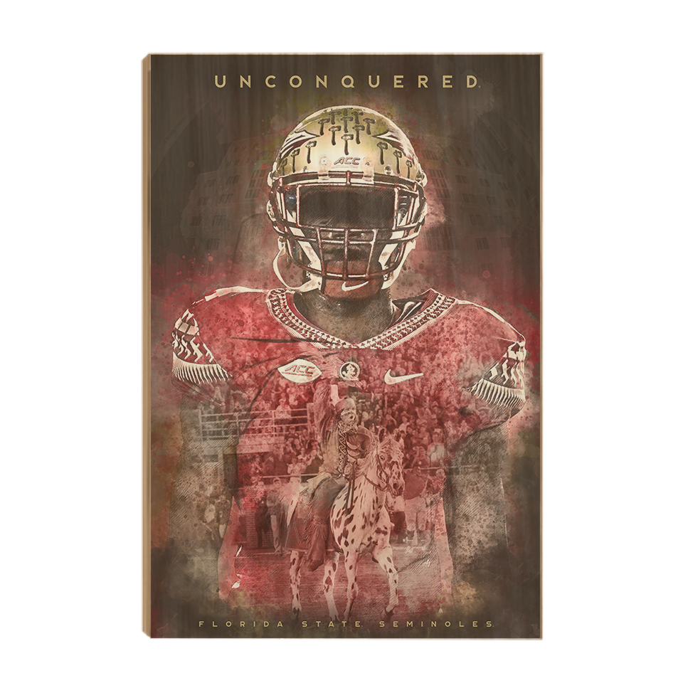 Florida State Seminoles - Unconquered Florida State Seminoles - College Wall  Art #Canvas