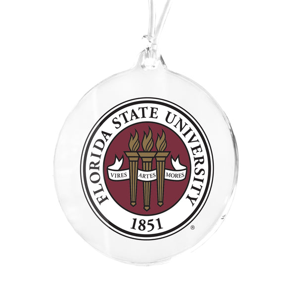 Florida State Seminoles - FSU Logo Dimensional Ornament & Bag Tag