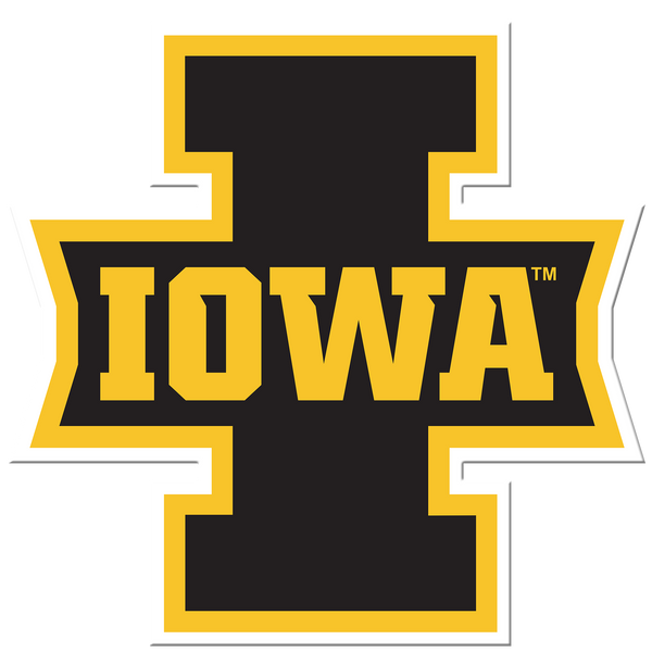 Iowa Hawkeyes - Iowa Mark Single Layer Dimensional