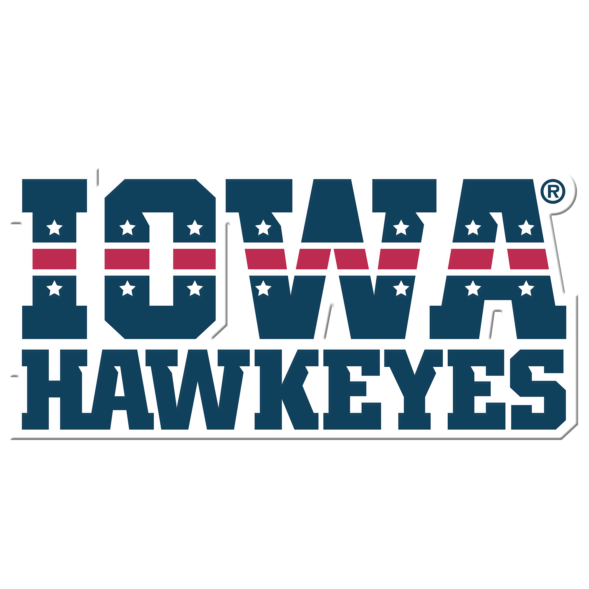 Iowa Hawkeyes - Tigerhawk Single Layer Dimensional