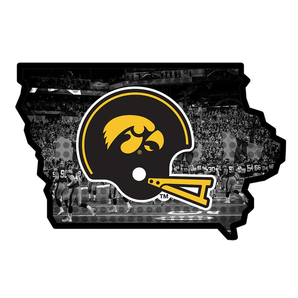Iowa Hawkeyes - Iowa State Football Single Layer Dimensional