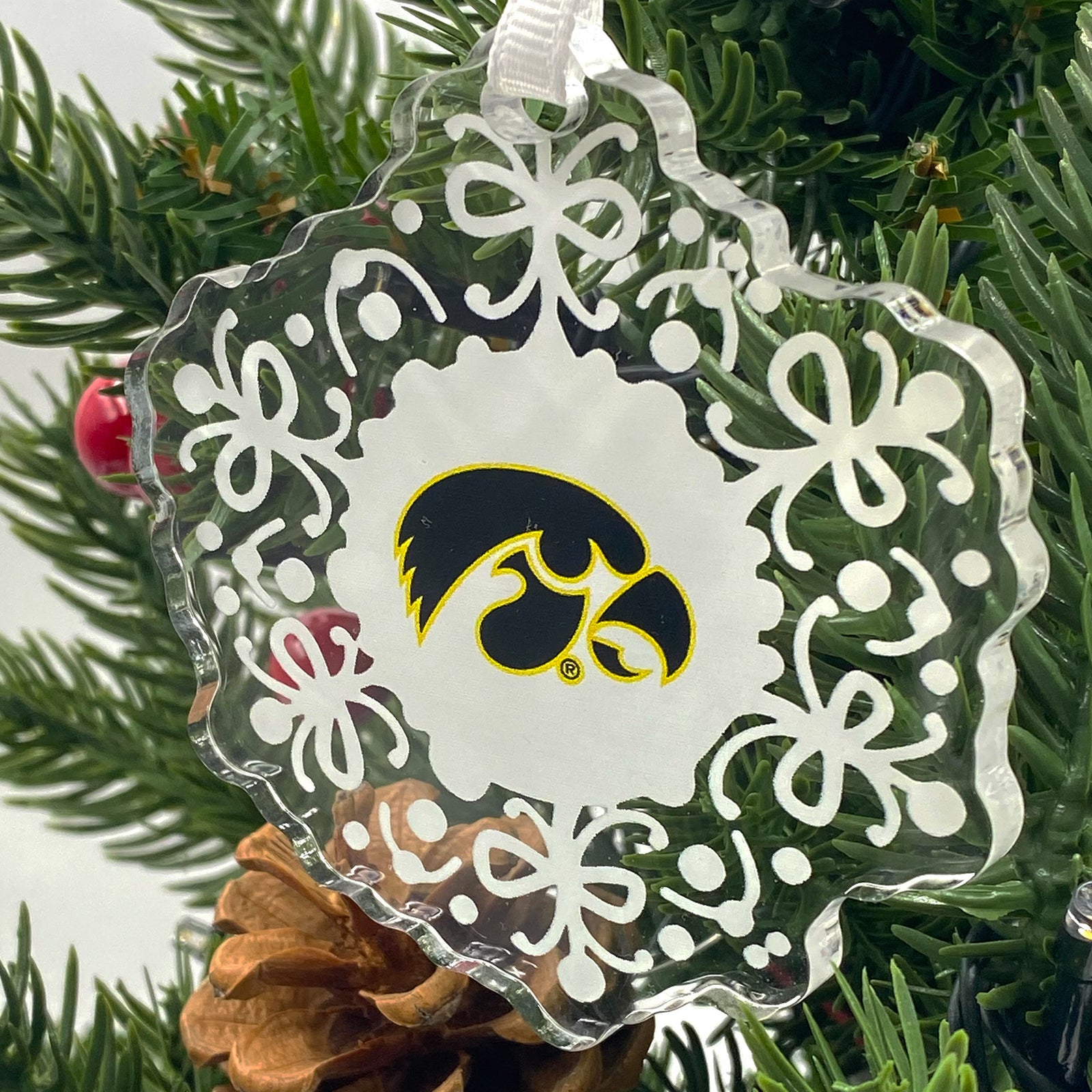 Iowa Hawkeyes - Iowa Snowflake Ornament