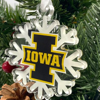 Iowa Hawkeyes - Iowa Snowflake Ornament