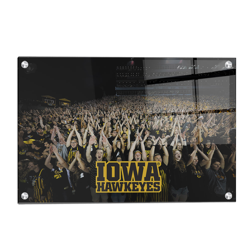 Iowa Hawkeyes- Iowa Cheer - College Wall Art #Canvas