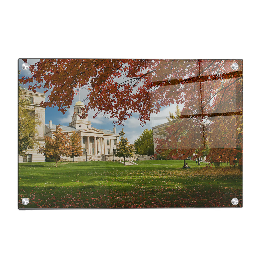 Iowa Hawkeyes - Fall Campus - College Wall Art #Canvas