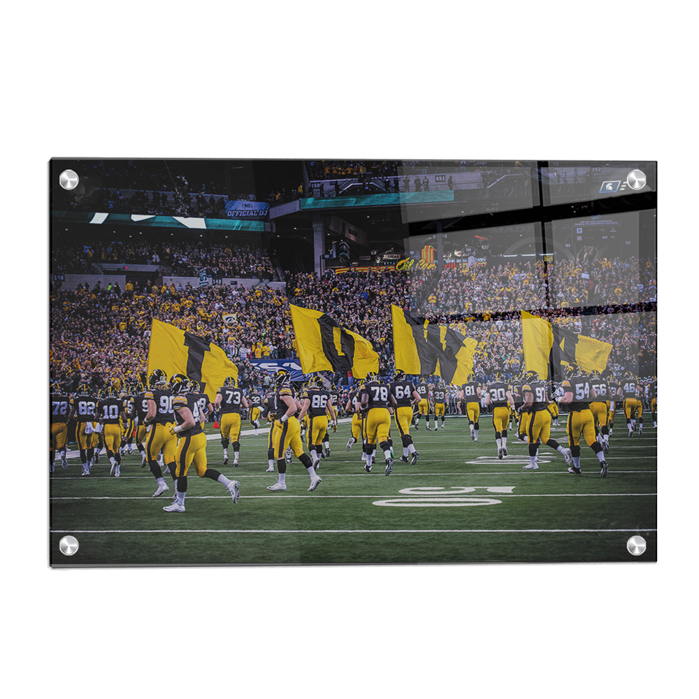 Iowa Hawkeyes - Iowa on the Field - College Wall Art #Canvas