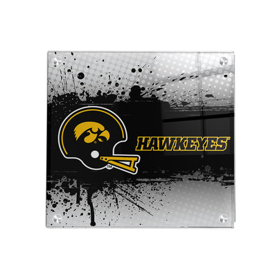 Iowa Hawkeyes - Iowa Black Helmet Hawkeyes - College Wall Art #Acrylic