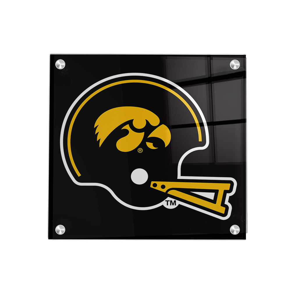 Iowa Hawkeyes - Iowa Helmet - College Wall Art #Canvas