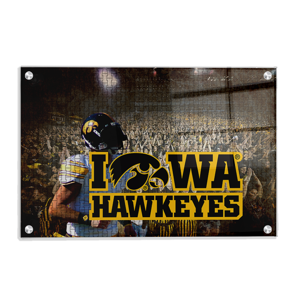 Iowa Hawkeyes - Iowa Hawkeyes football - College Wall Art #Canvas