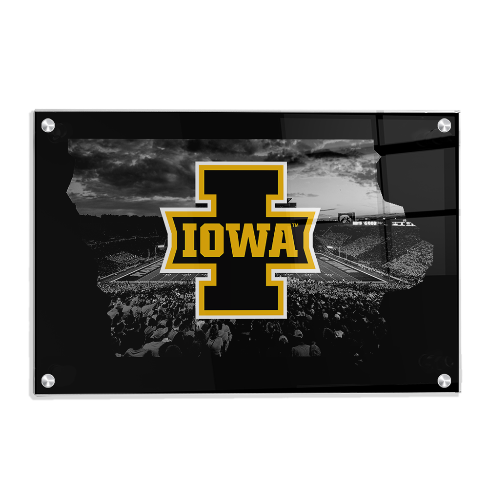Iowa Hawkeyes - Iowa - College Wall Art #Canvas