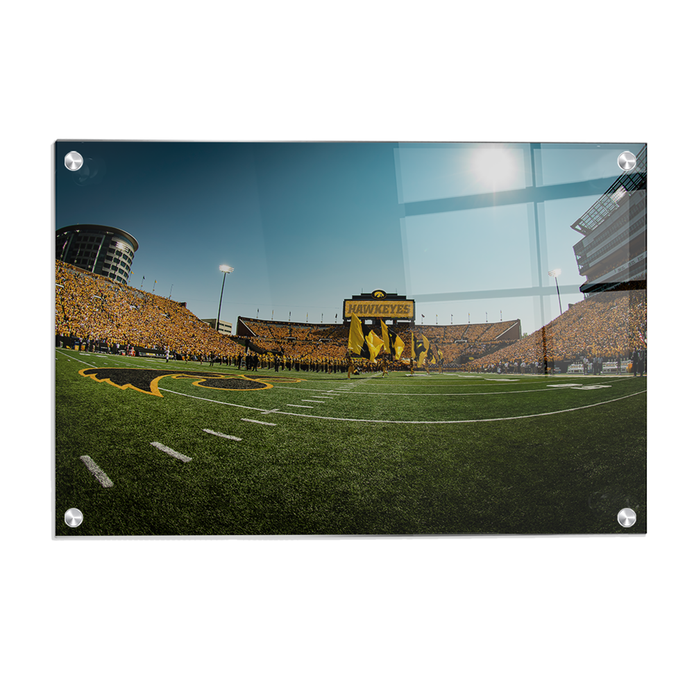 Iowa Hawkeyes - Hawkeyes Gold Game - College Wall Art #Canvas