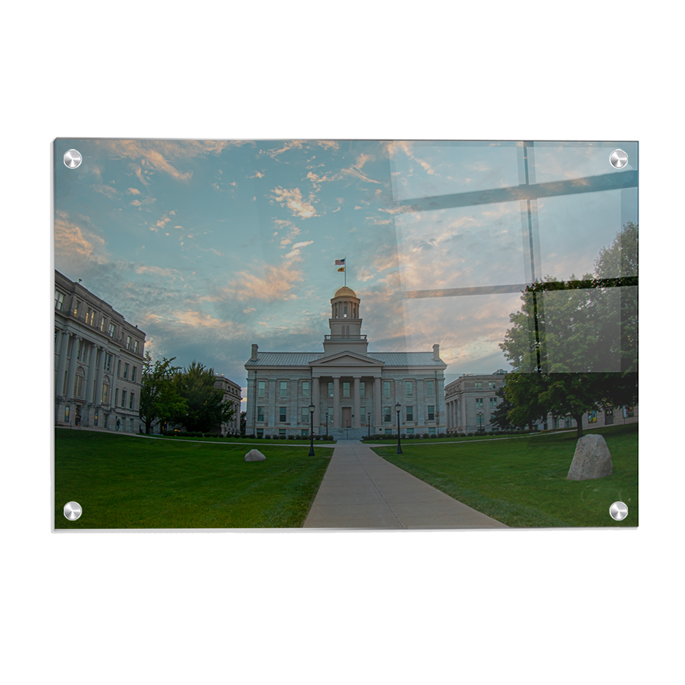 Iowa Hawkeyes - The Old Capitol - College Wall Art #Canvas