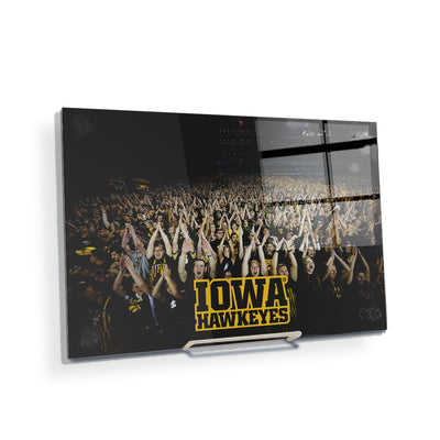 Iowa Hawkeyes- Iowa Cheer - College Wall Art #Acrylic Mini