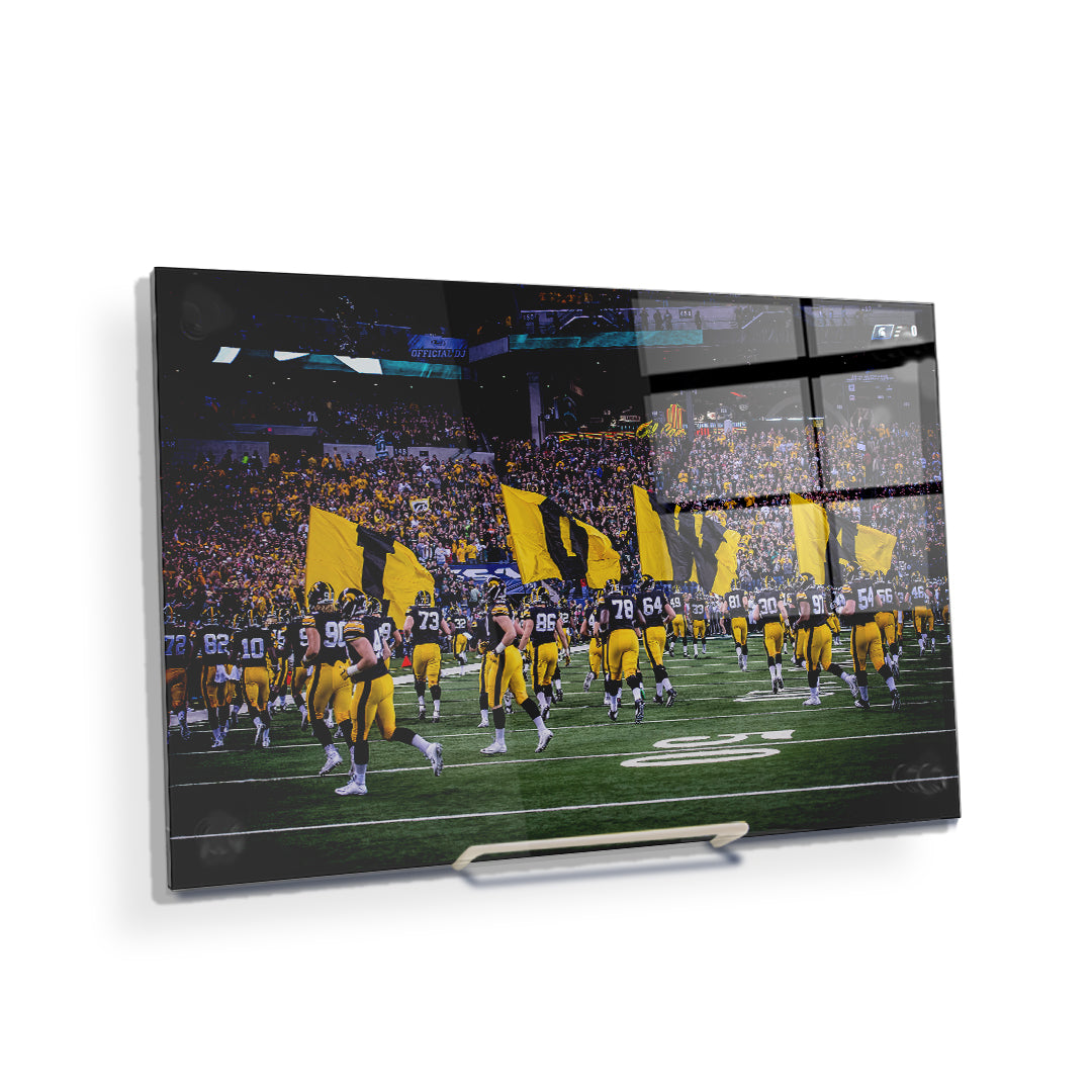 Iowa Hawkeyes - Iowa on the Field - College Wall Art #Canvas