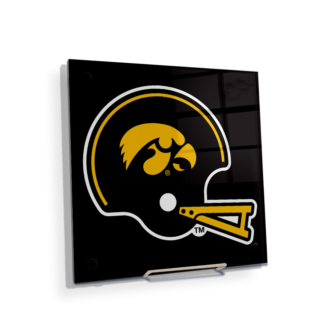 Iowa Hawkeyes - Iowa Helmet - College Wall Art #Canvas