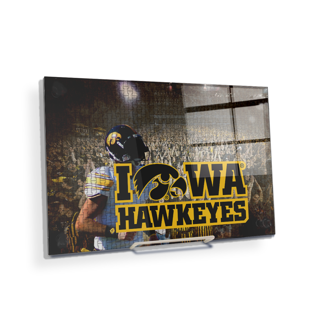 Iowa Hawkeyes - Iowa Hawkeyes football - College Wall Art #Canvas
