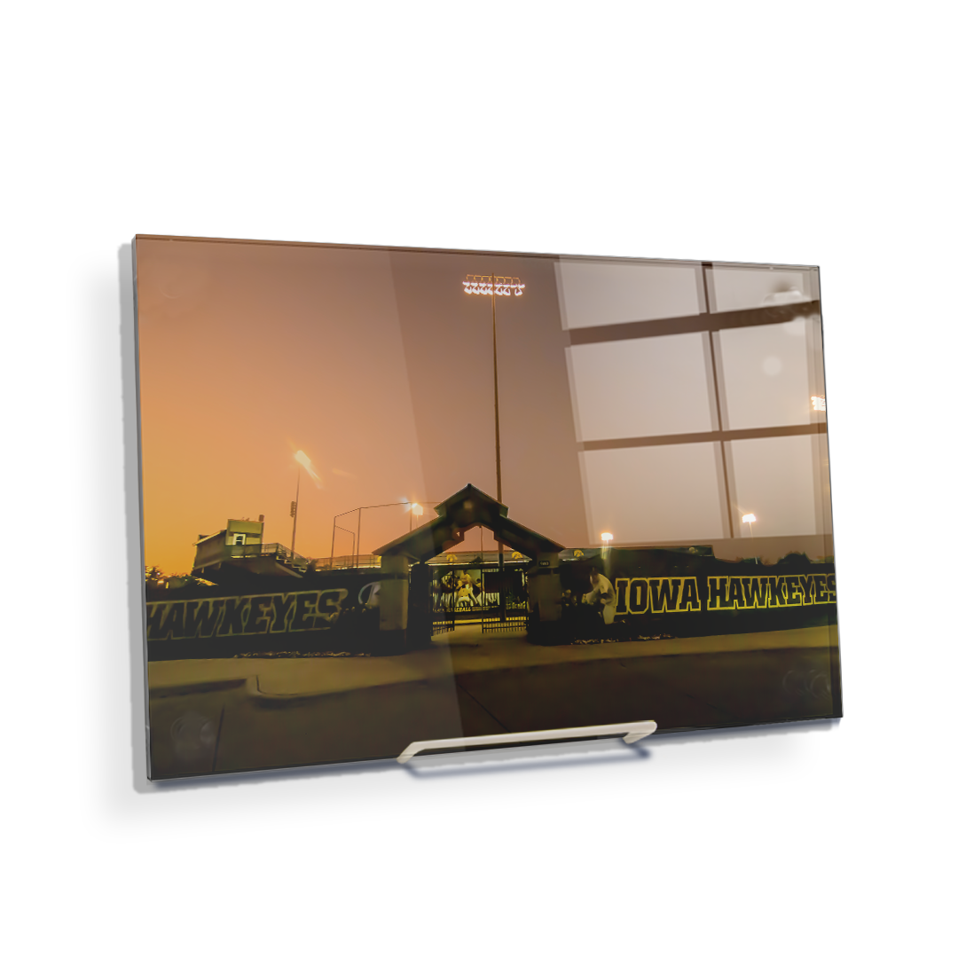 Iowa Hawkeyes - Duane Banks Field Sunset - College Wall Art #Canvas