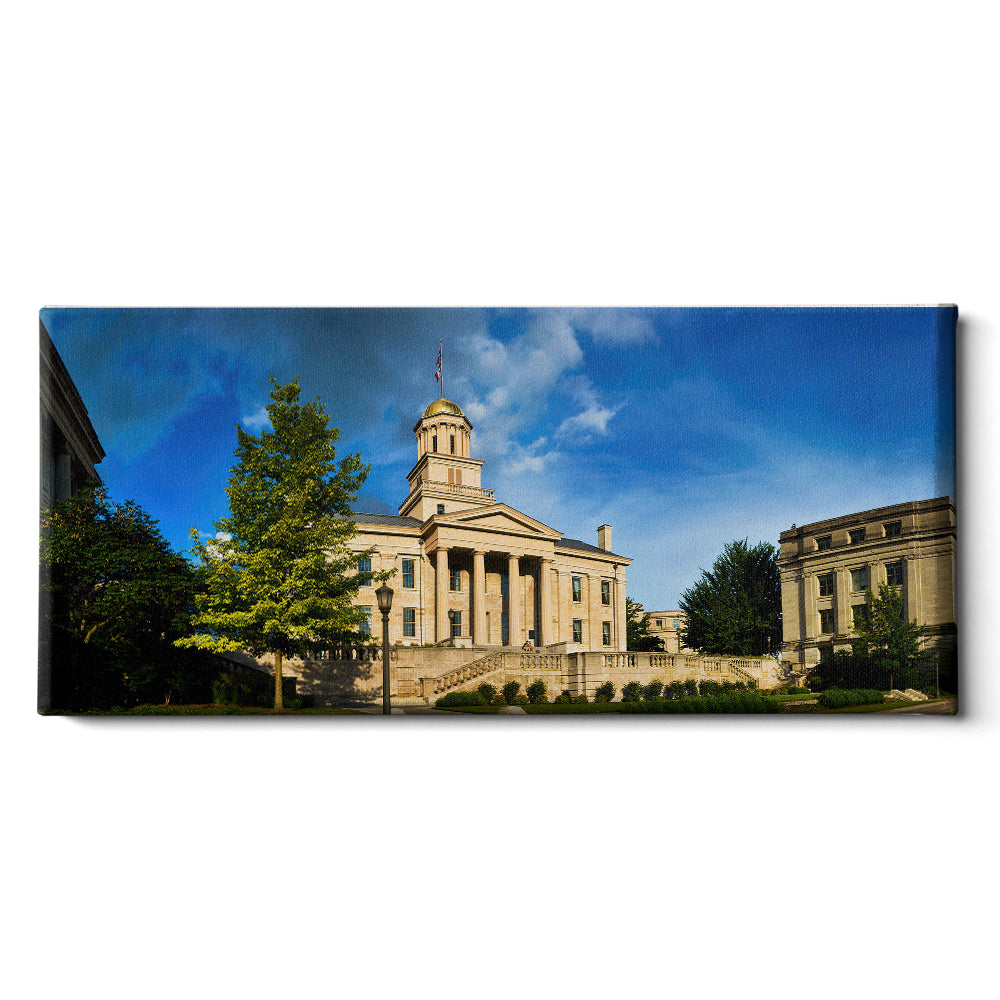 Iowa Hawkeyes - The Old Capital Pano - College Wall Art #Canvas