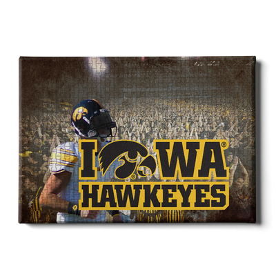 Iowa Hawkeyes - Iowa Hawkeyes football - College Wall Art #Canvas