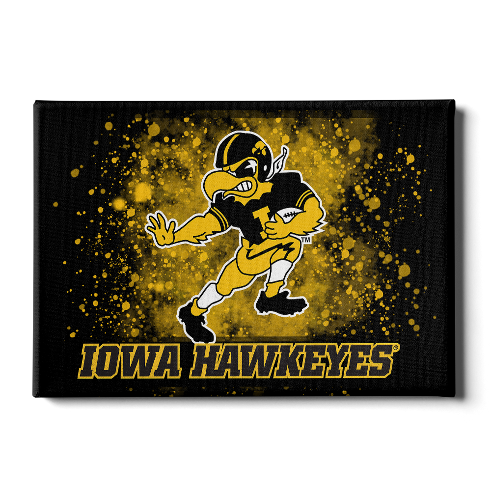Iowa Hawkeyes - Old School Herkey's Iowa Hawkeyes - College Wall Art #Canvas