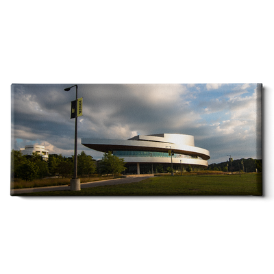 Iowa Hawkeyes - Hancher Auditorium Panoramic - College Wall Art #Canvas