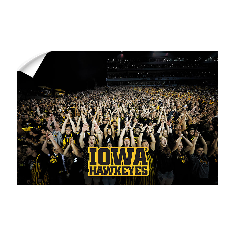 Iowa Hawkeyes- Iowa Cheer - College Wall Art #Canvas