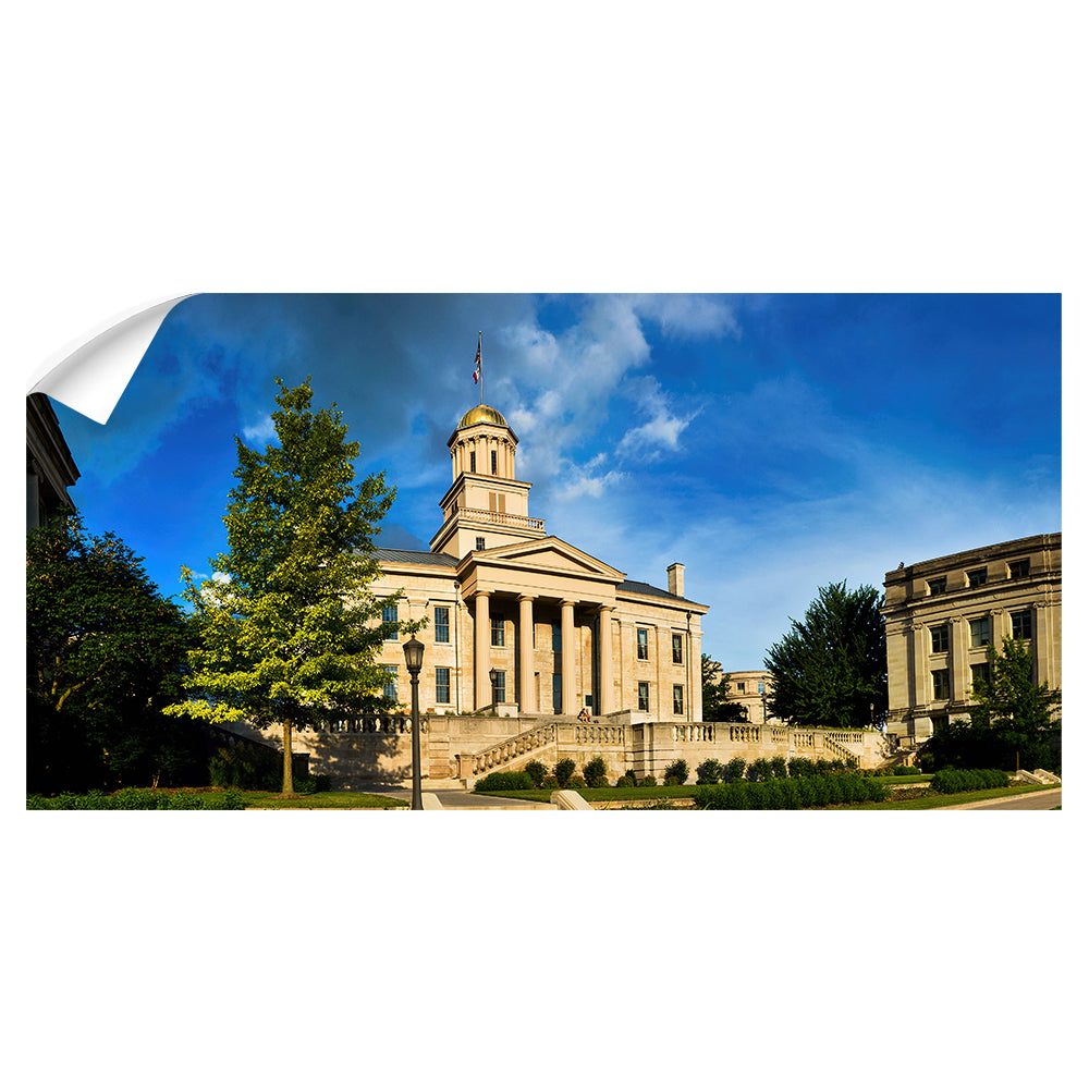 Iowa Hawkeyes - The Old Capital Pano - College Wall Art #Canvas