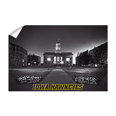 Iowa Hawkeyes - B&W Iowa Hawkeyes - College Wall Art #Wall Decal