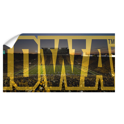 Iowa Hawkeyes - Iowa Pano - College Wall Art #Wall Decal