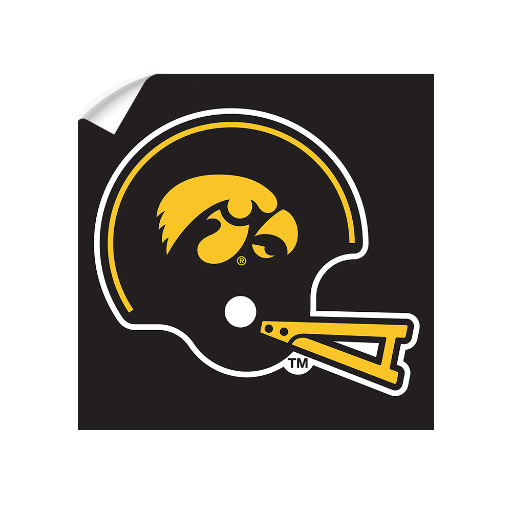 Iowa Hawkeyes - Iowa Helmet - College Wall Art #Canvas