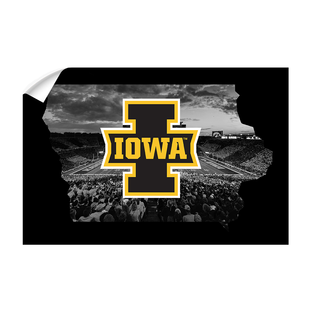 Iowa Hawkeyes - Iowa - College Wall Art #Canvas