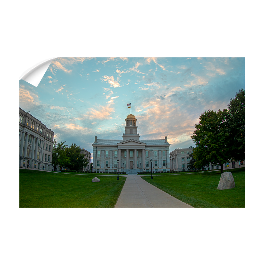 Iowa Hawkeyes - The Old Capitol - College Wall Art #Canvas