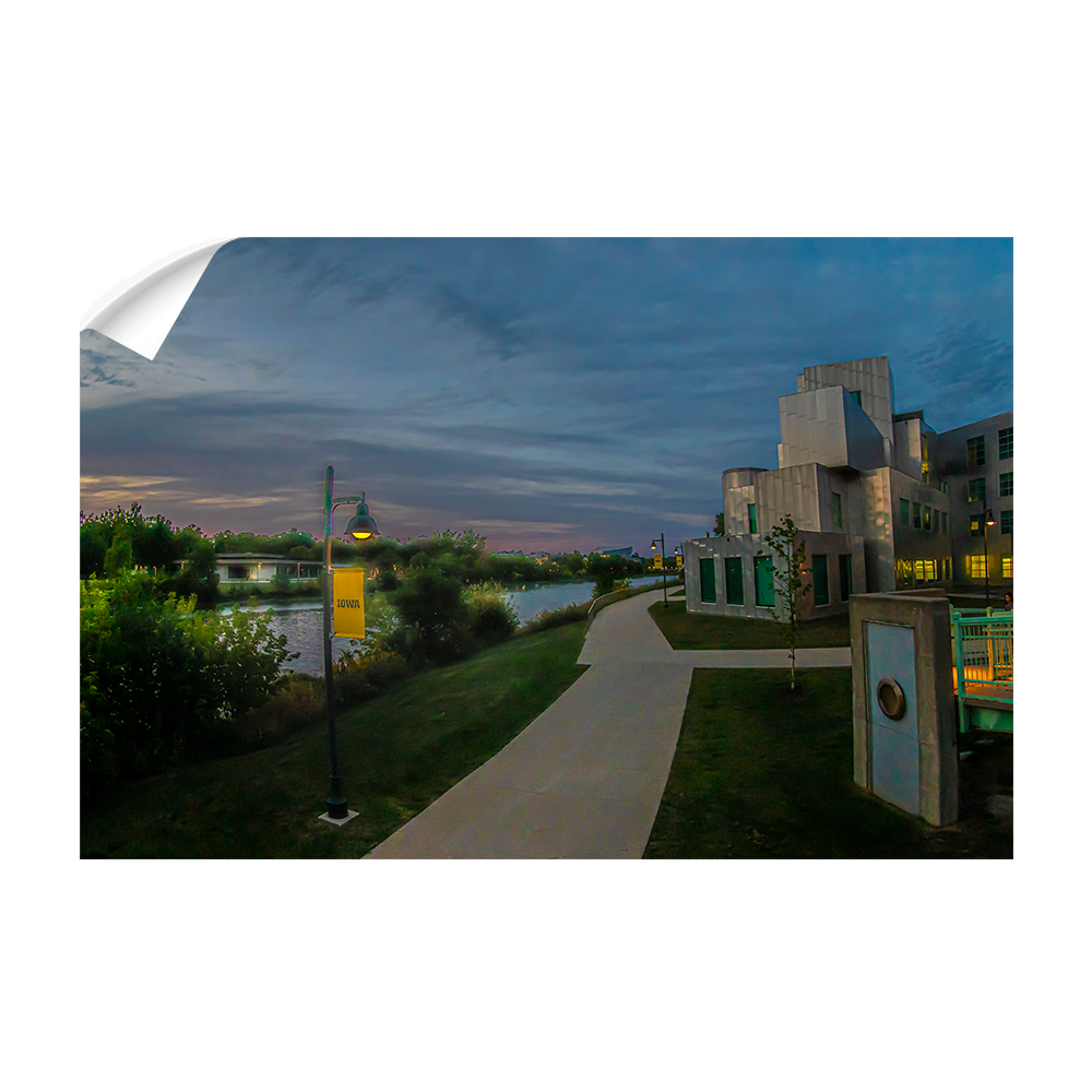Iowa Hawkeyes - River Walk - College Wall Art #Canvas