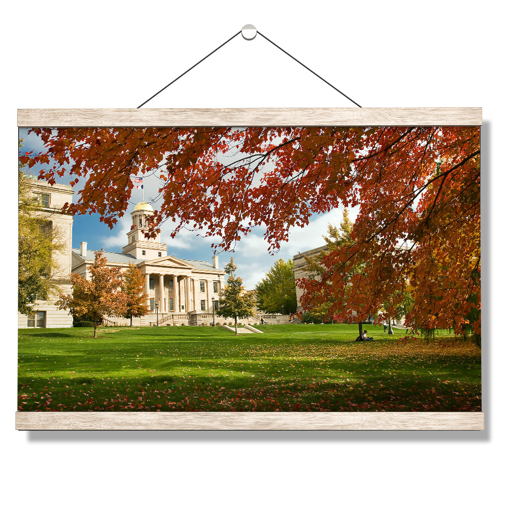 Iowa Hawkeyes - Fall Campus - College Wall Art #Canvas