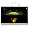 Iowa Hawkeyes - Iowa Black Out - College Wall Art #Hanging Canvas