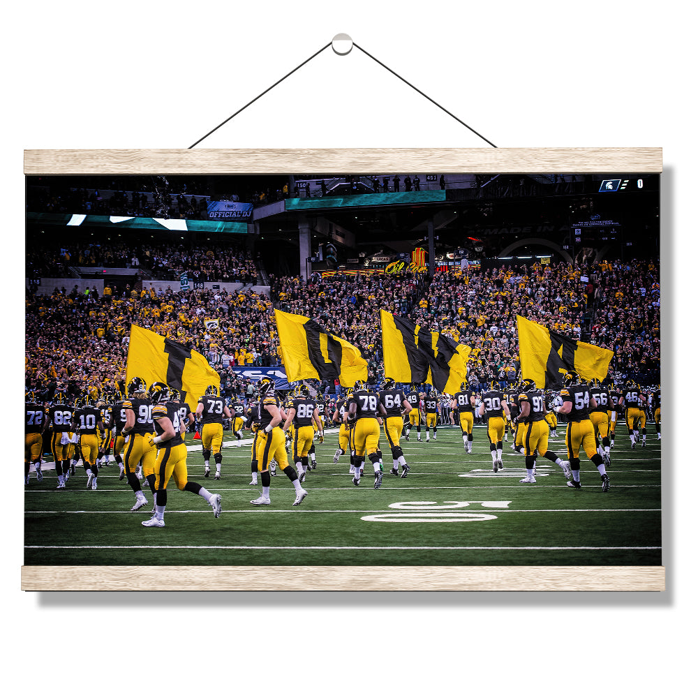 Iowa Hawkeyes - Iowa on the Field - College Wall Art #Canvas