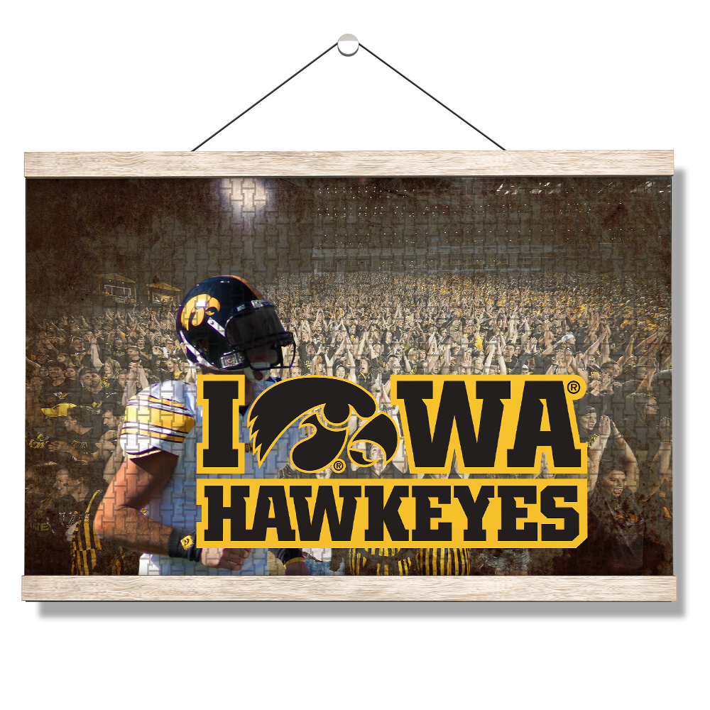 Iowa Hawkeyes - Iowa Hawkeyes football - College Wall Art #Canvas