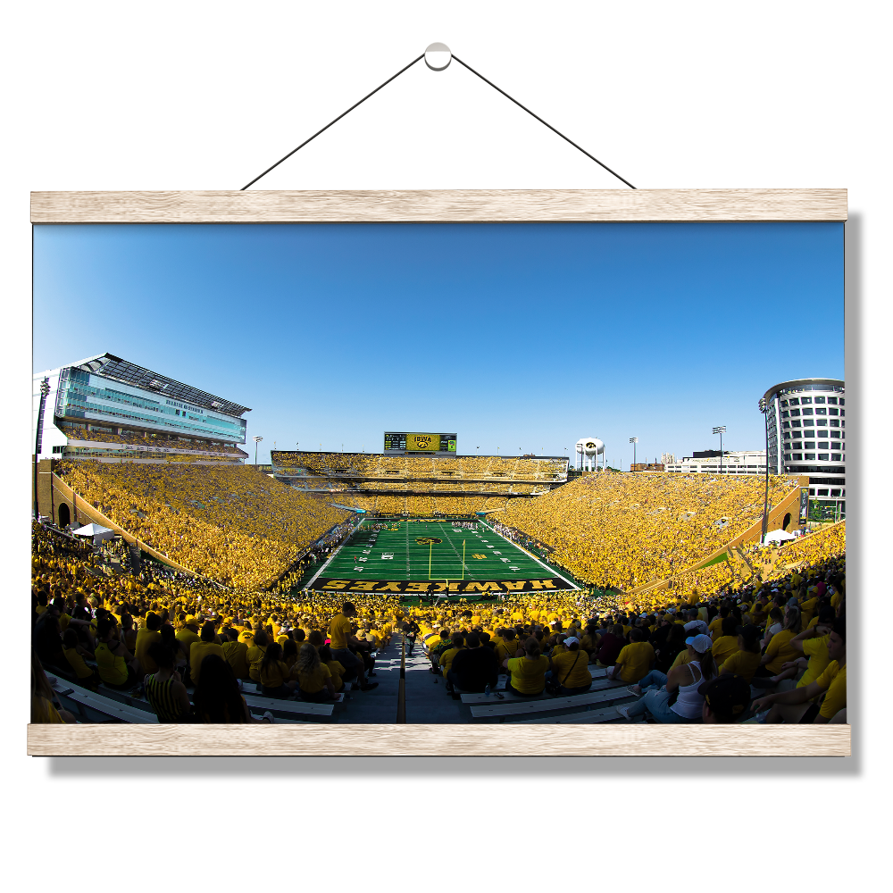 Iowa Hawkeyes - Gold Game - College Wall Art #Canvas
