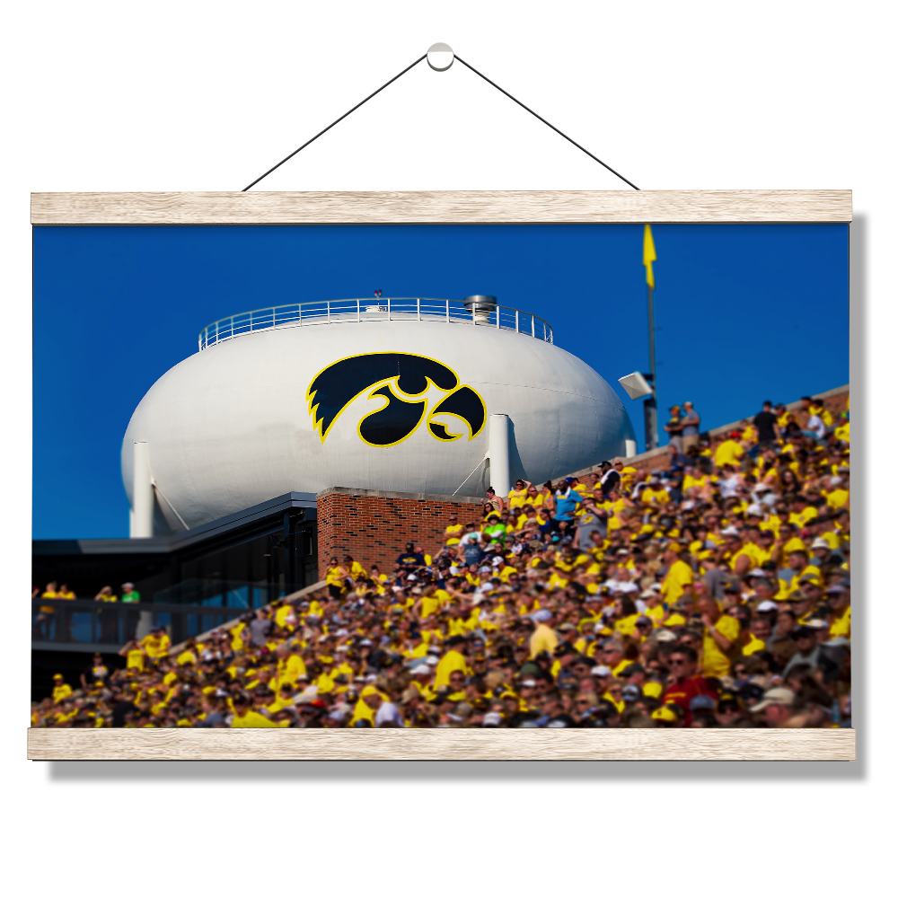 Iowa Hawkeyes - Hawkeye Water Tower - College Wall Art #Canvas