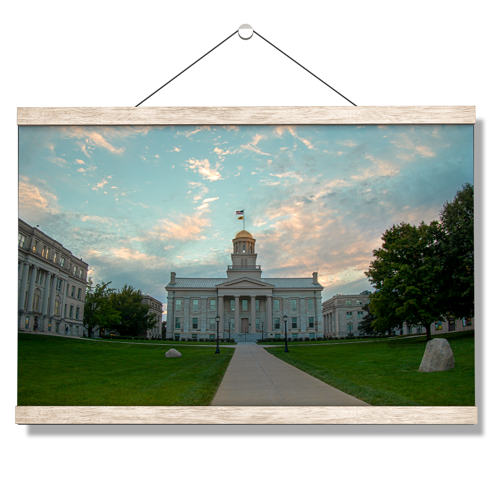Iowa Hawkeyes - The Old Capitol - College Wall Art #Canvas