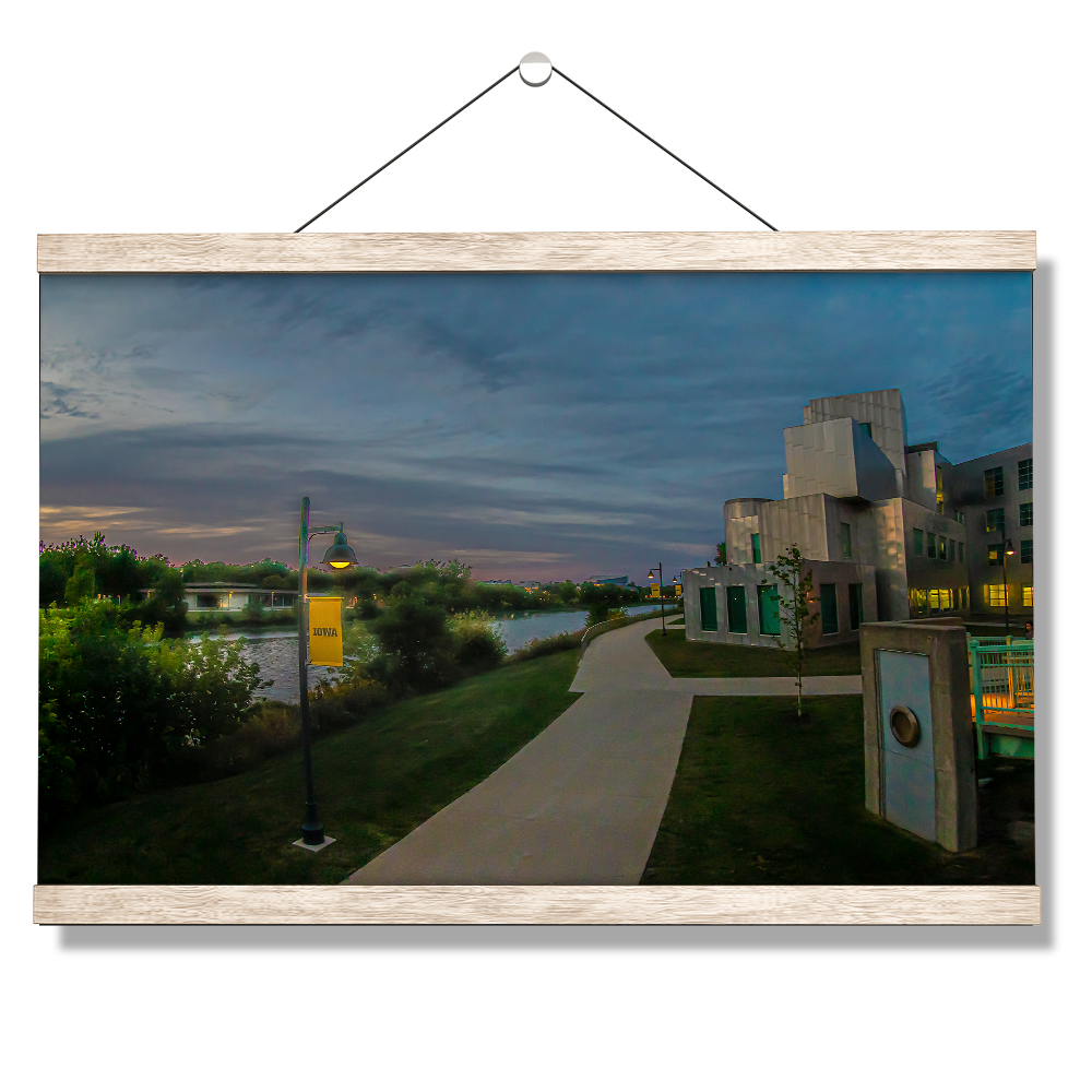 Iowa Hawkeyes - River Walk - College Wall Art #Canvas