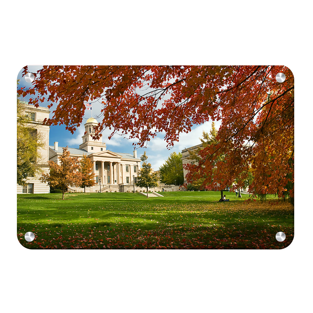 Iowa Hawkeyes - Fall Campus - College Wall Art #Canvas