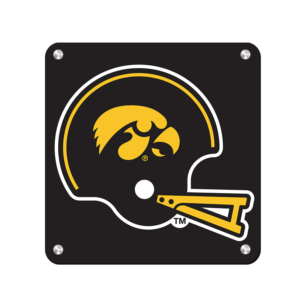 Iowa Hawkeyes - Iowa Helmet - College Wall Art #Canvas
