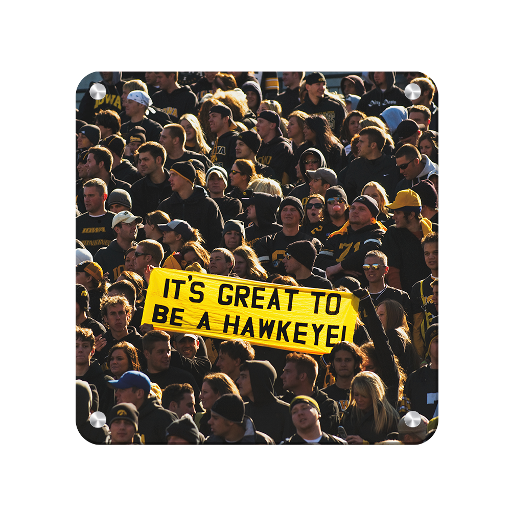 Iowa Hawkeyes - Its Great to be a Hawkeye - College Wall Art #Canvas