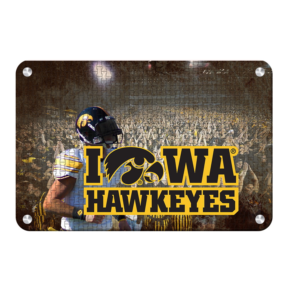 Iowa Hawkeyes - Iowa Hawkeyes football - College Wall Art #Canvas
