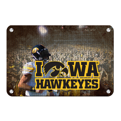 Iowa Hawkeyes - Iowa Hawkeyes football - College Wall Art #Metal