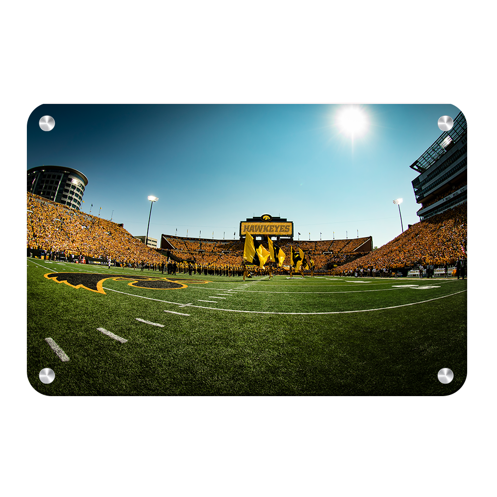 Iowa Hawkeyes - Hawkeyes Gold Game - College Wall Art #Canvas